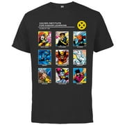 Marvel X-Men Xavier Institute 90s - Short Sleeve Cotton T-Shirt for Adults - Customized-Black
