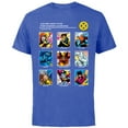 thumbnail image 1 of Marvel X-Men Xavier Institute 90s - Short Sleeve Cotton T-Shirt for Adults - Customized-Royal Heather, 1 of 5