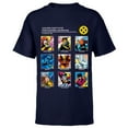 thumbnail image 1 of Marvel X-Men Xavier Institute 90s - Short Sleeve T-Shirt for Kids - Customized-Navy, 1 of 5