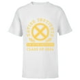 thumbnail image 1 of Marvel X-Men Xavier Institute Class of 2024 Grad Graduation - Short Sleeve T-Shirt for Kids - Customized-White, 1 of 5