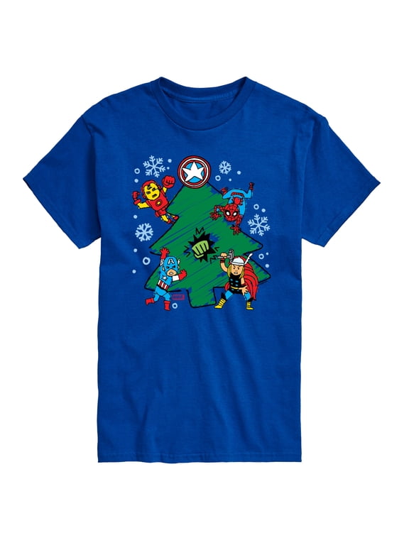 - Xmas Sketch Men's Short Sleeve Graphic T-Shirt