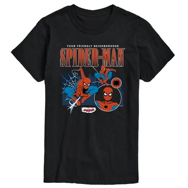 Marvel Your Friendly Neighborhood Spider-Man - Classic Spider Suit - Adult Short Sleeve Graphic T-Shirt
