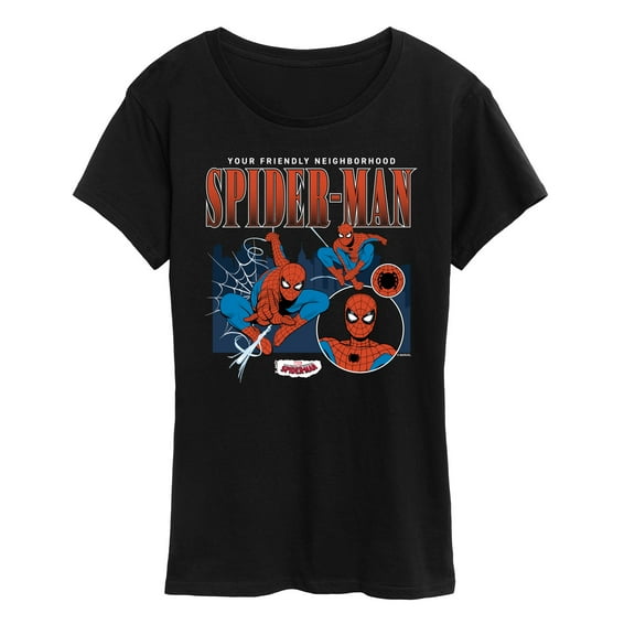 Marvel Your Friendly Neighborhood Spider-Man - Classic Spider Suit - Women's Short Sleeve Graphic T-Shirt
