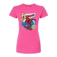 thumbnail image 1 of Marvel Your Friendly Neighborhood Spider-Man - Comic Book Cover - Juniors Fitted Graphic T-Shirt, 1 of 5