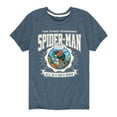thumbnail image 1 of Marvel Your Friendly Neighborhood Spider-Man - Friendly Spidey Collegiate - Toddler And Youth Short Sleeve Graphic T-Shirt, 1 of 5