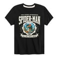 thumbnail image 1 of Marvel Your Friendly Neighborhood Spider-Man - Friendly Spidey Collegiate - Toddler And Youth Short Sleeve Graphic T-Shirt, 1 of 5