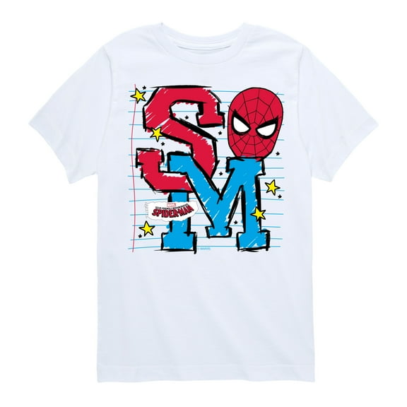 Marvel Your Friendly Neighborhood Spider-Man - Friendly Spidey Mascot - Toddler And Youth Short Sleeve Graphic T-Shirt