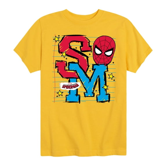 Marvel Your Friendly Neighborhood Spider-Man - Friendly Spidey Mascot - Toddler And Youth Short Sleeve Graphic T-Shirt