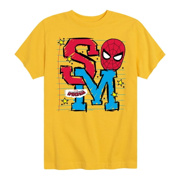 Marvel Your Friendly Neighborhood Spider-Man - Friendly Spidey Mascot - Toddler And Youth Short Sleeve Graphic T-Shirt