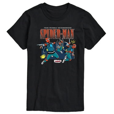 Marvel Your Friendly Neighborhood Spider-Man - Homemade Uniform - Adult Short Sleeve Graphic T-Shirt