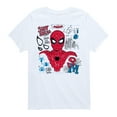 thumbnail image 1 of Marvel Your Friendly Neighborhood Spider-Man - Scribble - Toddler And Youth Short Sleeve Graphic T-Shirt, 1 of 5