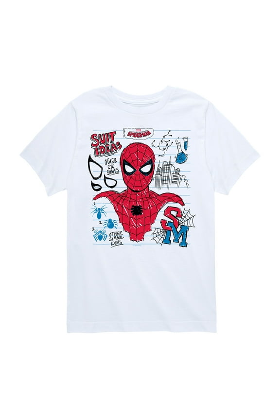 Your Friendly Neighborhood Spider-Man - Scribble - Toddler And Youth Short Sleeve Graphic T-Shirt