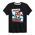 thumbnail image 1 of Marvel Your Friendly Neighborhood Spider-Man - Spider Suit Masks - Toddler And Youth Short Sleeve Graphic T-Shirt, 1 of 5