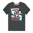 thumbnail image 1 of Marvel Your Friendly Neighborhood Spider-Man - Spider Suit Masks - Toddler And Youth Short Sleeve Graphic T-Shirt, 1 of 5