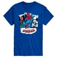 thumbnail image 1 of Marvel Your Friendly Neighborhood Spider-Man - Spider Suits - Adult Short Sleeve Graphic T-Shirt, 1 of 5