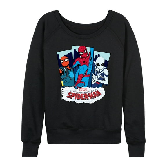 Marvel Your Friendly Neighborhood Spider-Man - Spider Suits - Women's French Terry Pullover Sweatshirt