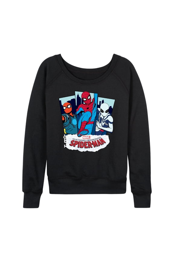 Your Friendly Neighborhood Spider-Man - Spider Suits - Women's French Terry Pullover Sweatshirt