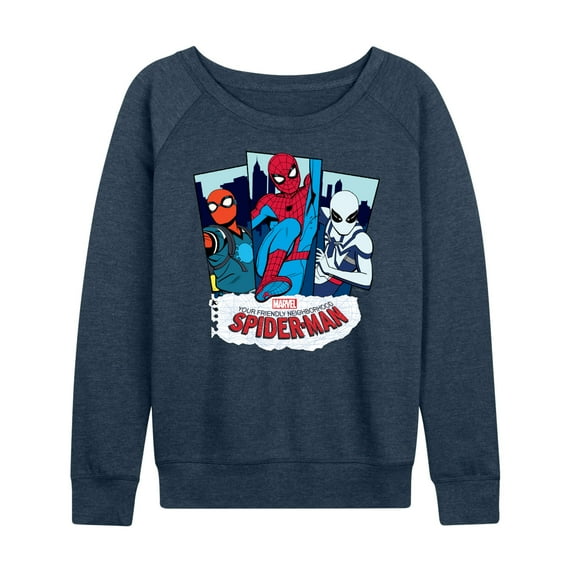 Marvel Your Friendly Neighborhood Spider-Man - Spider Suits - Women's French Terry Pullover Sweatshirt