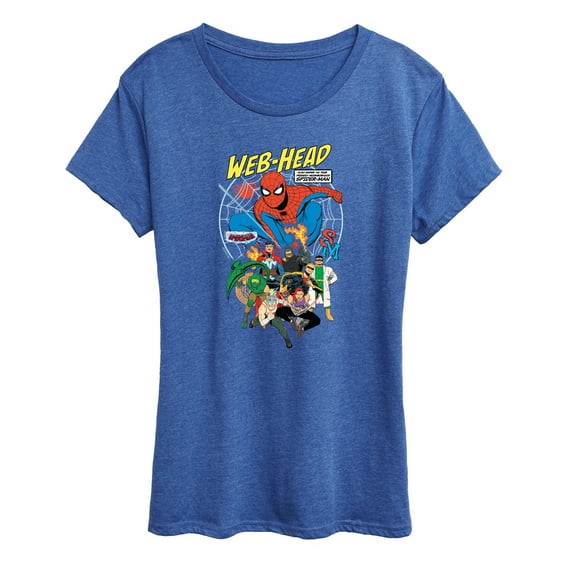 Marvel Your Friendly Neighborhood Spider-Man - Web Head - Women's Short Sleeve Graphic T-Shirt