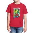 thumbnail image 1 of Marvel Youth Spider-Man And Incredible Hulk Art T-Shirt (Red, XS-XL), 1 of 4