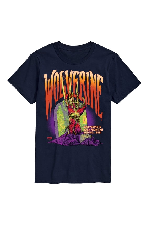 - Zombie Wolverine - Men's Short Sleeve Graphic T-Shirt
