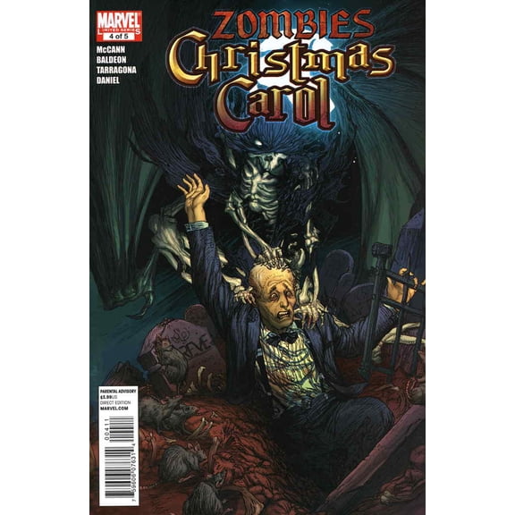 Marvel Zombies Christmas Carol #4 VF ; Marvel Comic Book
