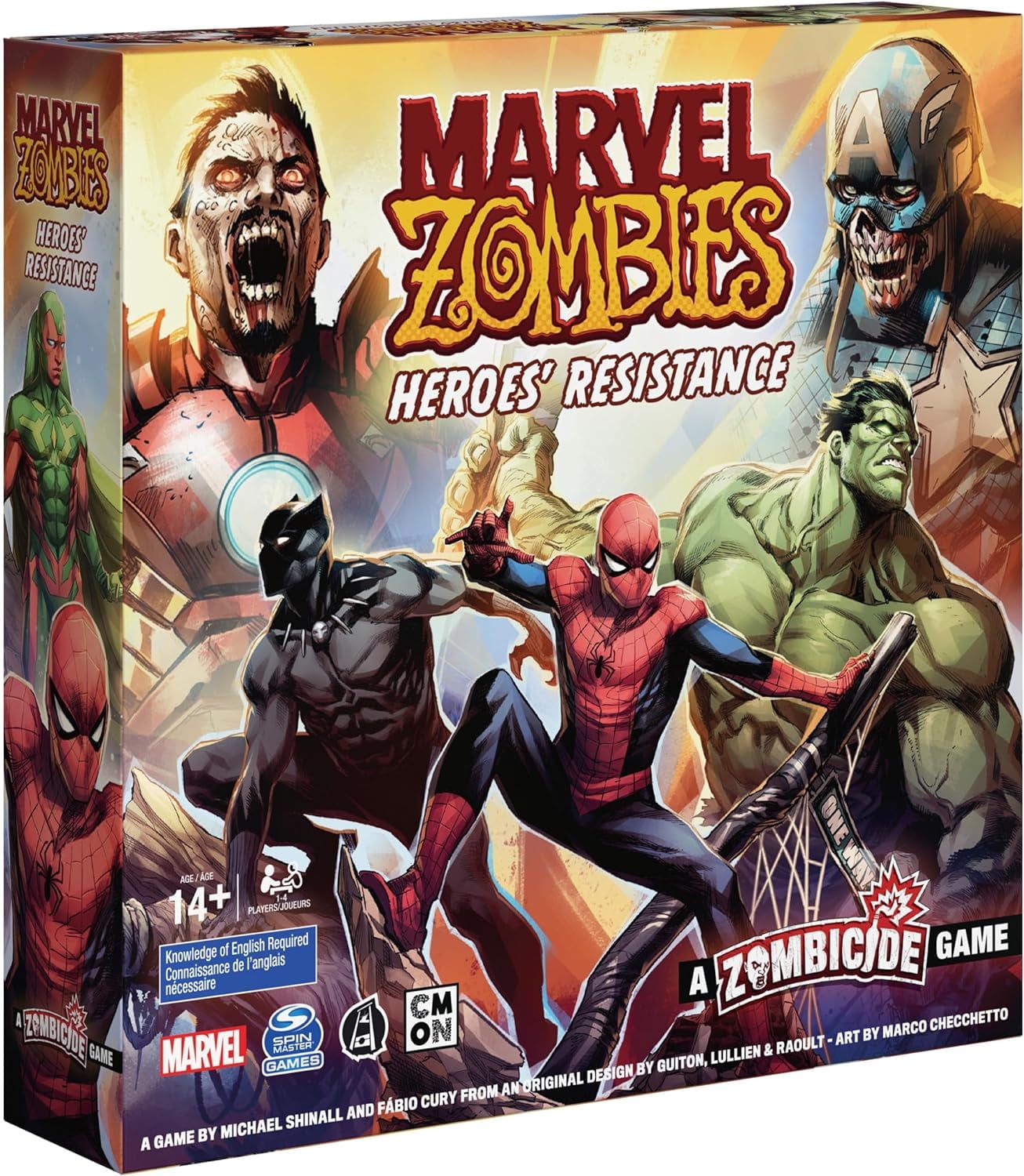 Marvel Zombies: Heroes’ Resistance, Marvel Comics Strategy Board Game, for Adults and Teens Ages 14+