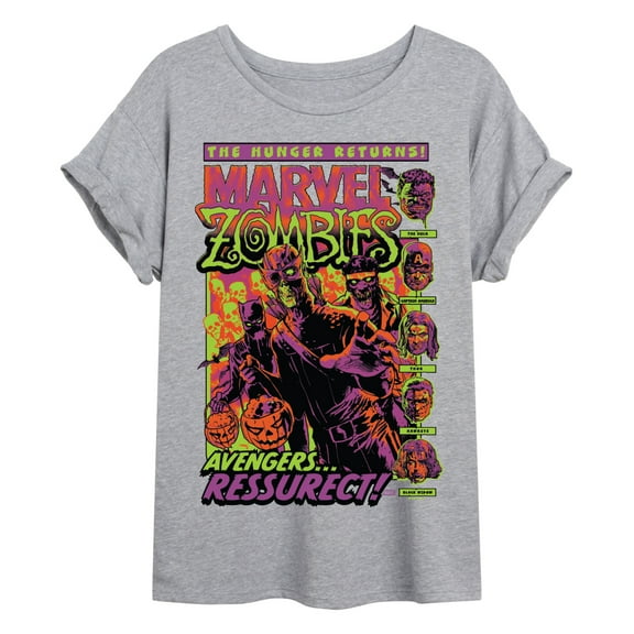 Marvel - Zombies  - Juniors Oversized Graphic T-Shirt