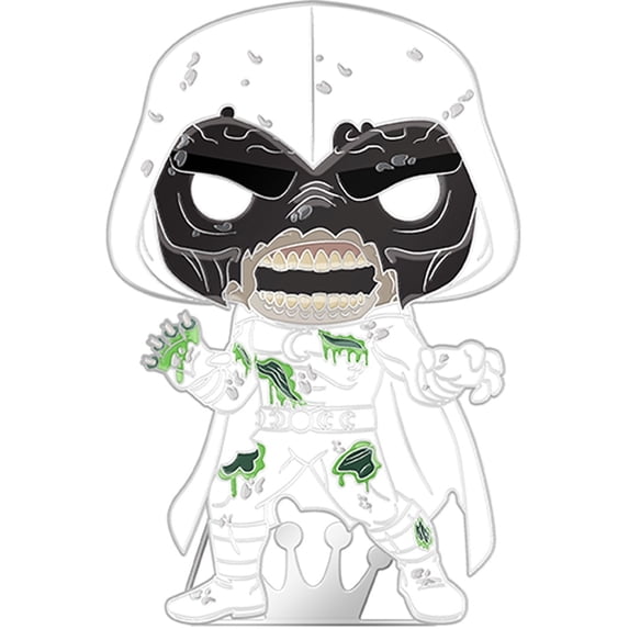 Marvel Zombies Moon Knight GITD Large Enamel Pop! Pin