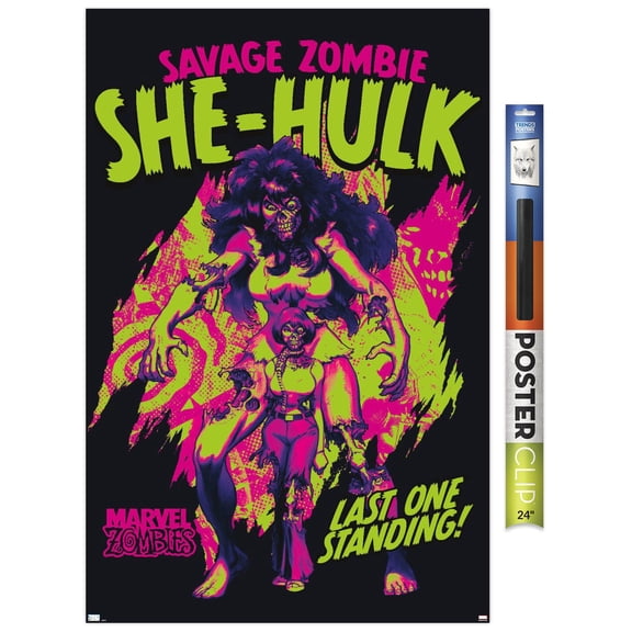 Marvel Zombies - Savage Zombie She-Hulk Wall Poster, 22.375" x 34"