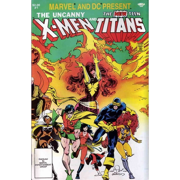 Marvel and DC Present #1 VF ; Marvel Comic Book