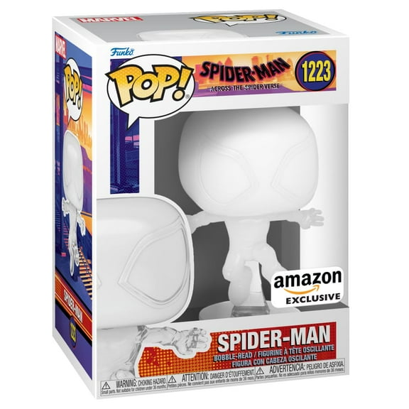 Marvel by Funko Pop! Spider Man 1223 Exclusive Vinyl Figure, Translucent, 3.75"