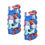 Marvel by Marvel Super Hero Adventures Graphic Prints No-Show Socks (Infant or Toddler) 12 Pack
