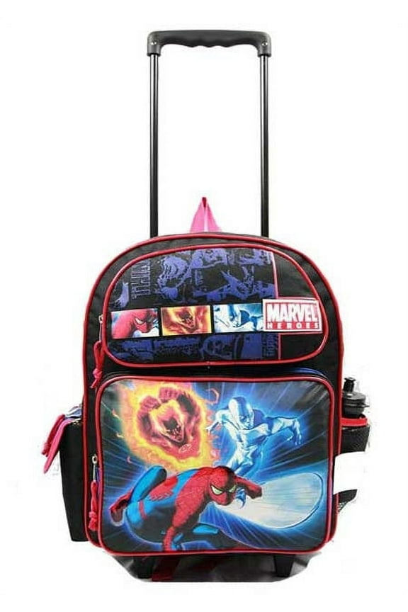 "by" Spiderman Large Rolling Backpack, Red
