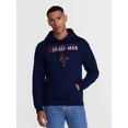 thumbnail image 1 of Marvel Spider-Man Men's and Big Men's Front Back Graphic Cotton Hoodie, Sizes S-3XL, 1 of 5