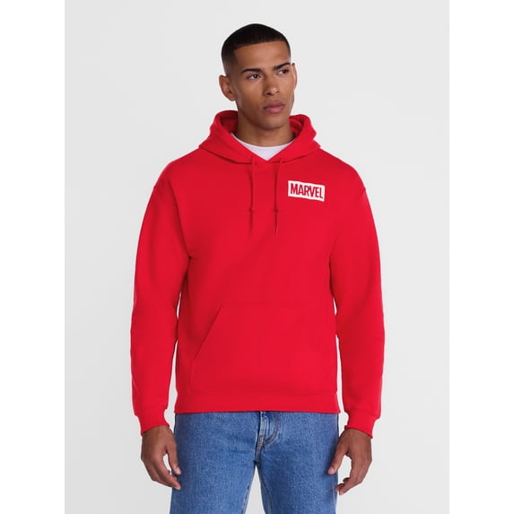 Marvel Amazing Spider-Man Men's and Big Men's Front Back Graphic Cotton Hoodie, Sizes S-3XL