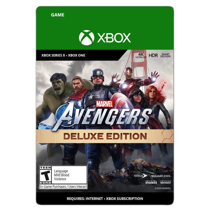 Marvel s Avengers Deluxe Edition Square Enix Lim Xbox Digital Download Walmart