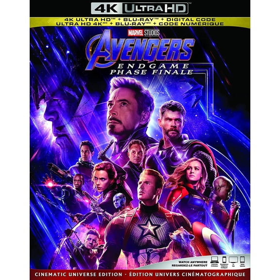 Avengers: Endgame [4K Ultra HD + Blu-ray + Digital] (Bilingual)