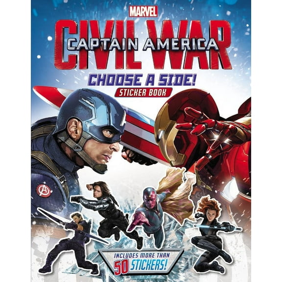 Marvel's Captain America: Civil War: Choose a Side Sticker Book