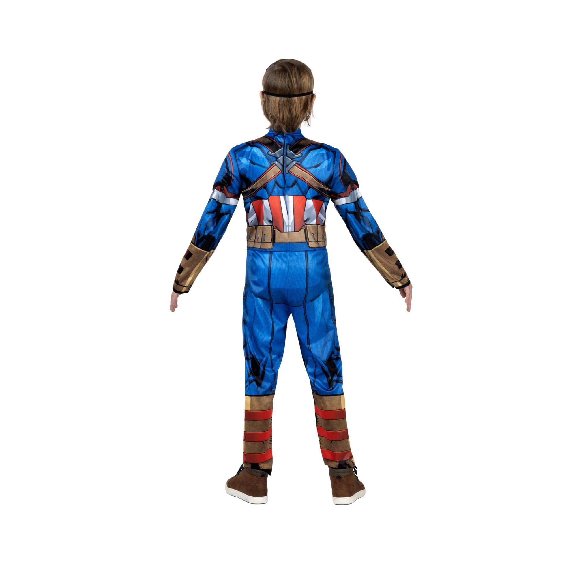 Marvel's Captain America Halloween Costume for Children, Boy's Size M (8), by Jazwares