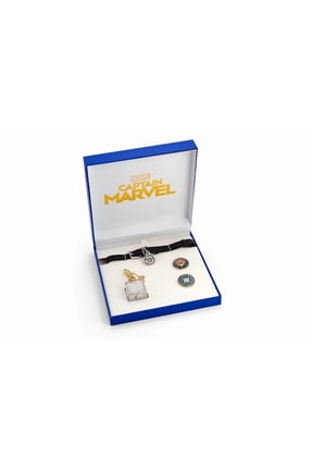 Marvel's Captain Marvel Exclusive Goose Collar Choker | Includes Bonus Tesseract