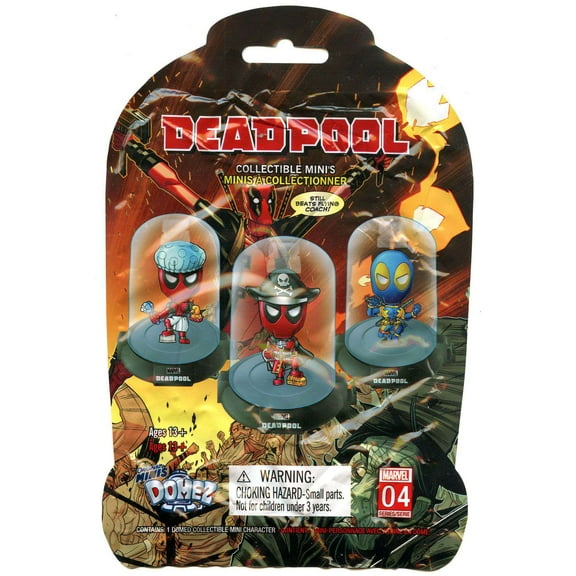 Marvel's Deadpool Collectable Original Mini Domez Figurine One Blind Box Random Figurine Series 2