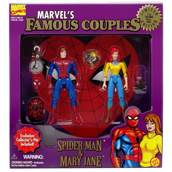 Marvel's Famous Couples Spider-Man & Mary Jane Action Figure 2-Pack