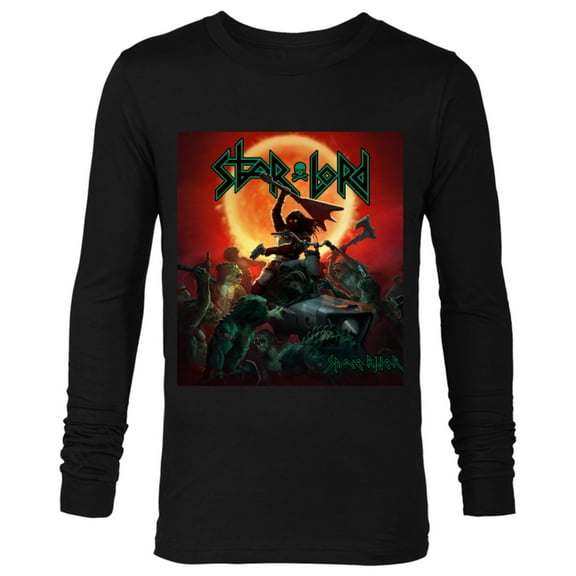 Marvel’s Guardians of the Galaxy Game Star-Lord Band - Long Sleeve T-Shirt for Men – Customized-Black