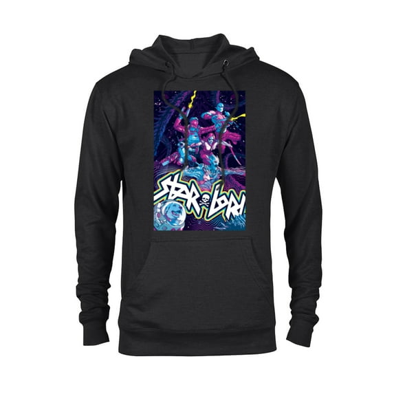 Marvel’s Guardians of the Galaxy Video Game 80s - Pullover Hoodie for Adults – Customized-Black