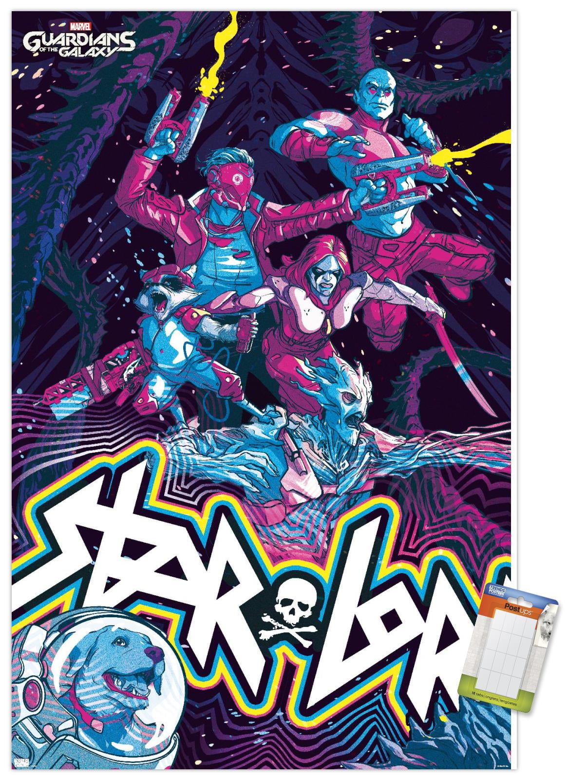 Marvel's Guardians of the Galaxy Video Game - Colorful Wall Poster, 14.725" x 22.375"
