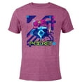 thumbnail image 1 of Marvel’s Guardians of the Galaxy Video Game Rocket Racoon - Short Sleeve Blended T-Shirt for Adults – Customized-Purple, 1 of 5