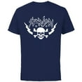 thumbnail image 1 of Marvel’s Guardians of the Galaxy Video Game Star-Lord Skull - Short Sleeve Cotton T-Shirt for Adults - Customized-Navy, 1 of 5