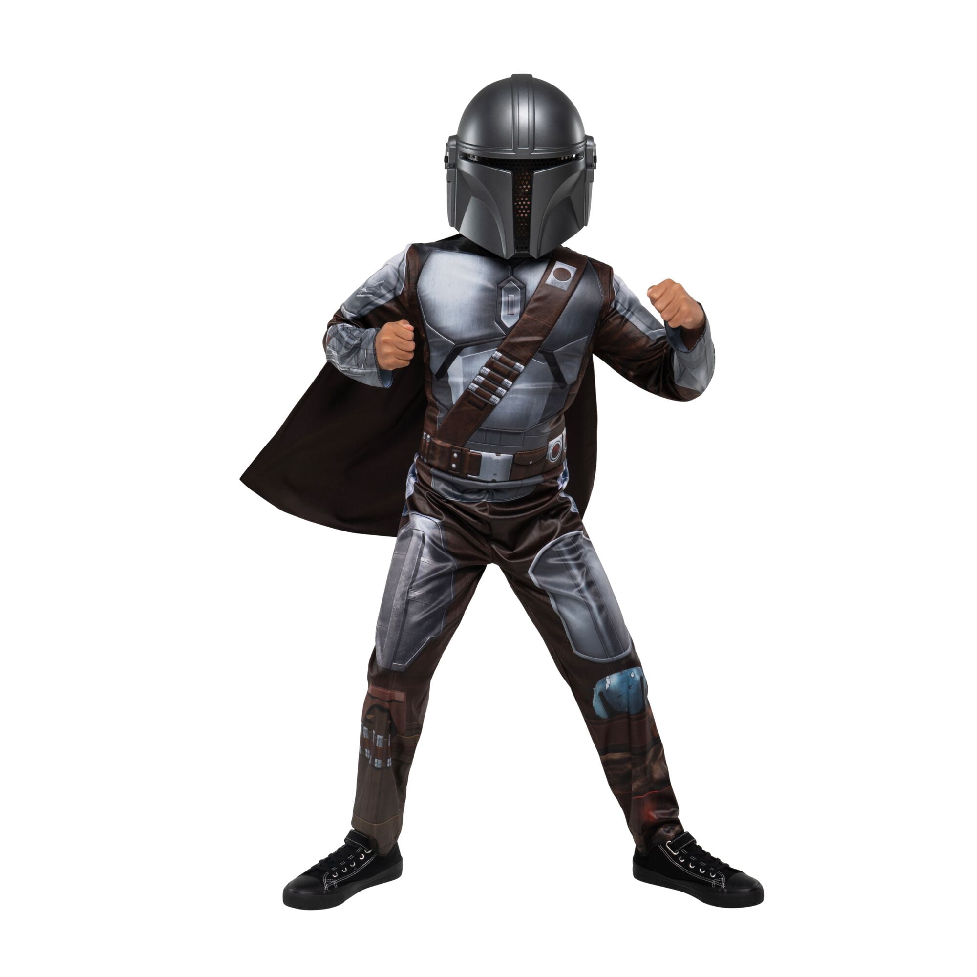 Marvel's Mandalorian Halloween Costume for Children, Boy's Size L (10/12), by Jazwares