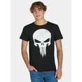 thumbnail image 1 of Marvel’s Punisher Skull Men’s & Big Men's Graphic Tee Shirt, Sizes S-3XL, 1 of 5